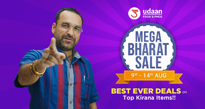 ‘Mega Bharat Sale’ to run from Aug 9 to Aug 14 on the udaan platform