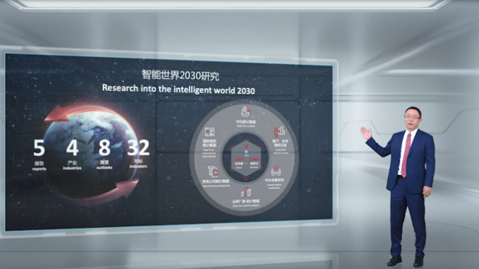 David Wang releases the Intelligent World 2030 report