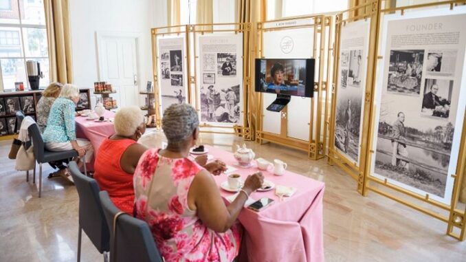 International Chocolate Day Event photo - Guests Viewing Video