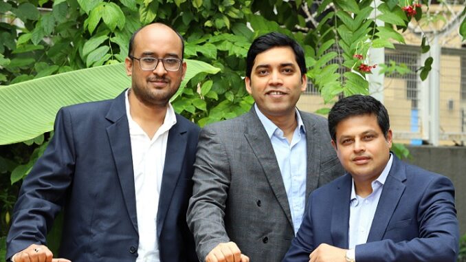 (L-R) Vivek Tiwari, COO of Godamwale_ Ranbir Nandan, Founder and CEO of Godamwale_ Capt. Anand Aryamane, Angel investor