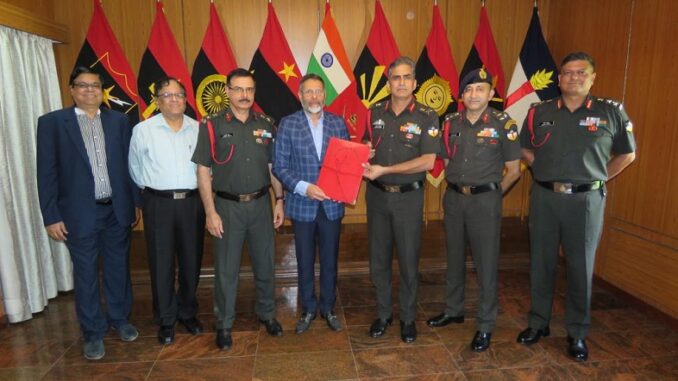 MoU with the Indian Army