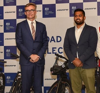 Mr. Alex Ellis, British High Commissioner to India & _Mr. Ankit Kumar, Founder & CEO, GoZero Mobility