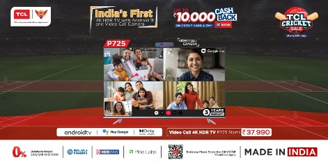 TCL Unveils Irresistible Pre Festive Kotak Cashback Offers for Its 4K QLED Smart TV Range