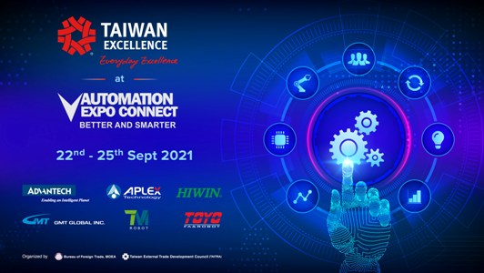 Taiwan Excellence brings Taiwan’s top brands to display precision and perfection in Automation Expo Connect 2021