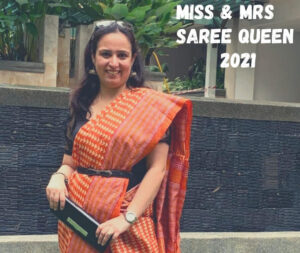 Indian Home maker Saloni Anand makes it to Grand Finale of Miss & Mrs Saree Queen 2021