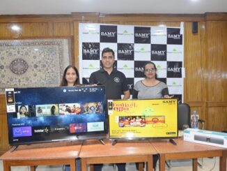 Avinash Mehta, Director, SAMY Informatics Launches 43 Inch 4K smart TV