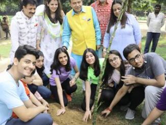 New Delhi Social Workers Association on the occasion of Gandhi Jayanti plant 1010 trees