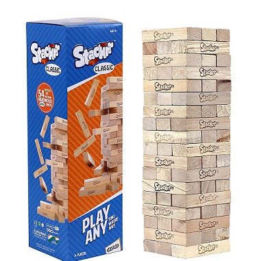 Skoodle Stackrr Classic Stacking Tumbling Tower Game