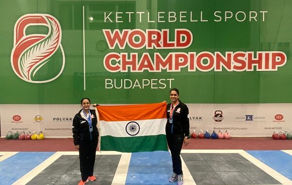 Two Haryana women (L- Anshu Taravath and R-Dr Payal Kanodia) won silver medals at IUKL World Championship in Budapest