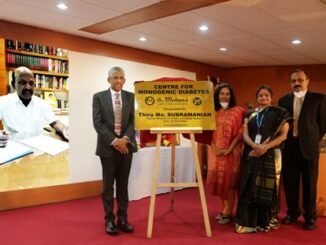 ‘Centre for monogenic diabetes’ inaugurated at dr. Mohan’s diabetes specialities centre