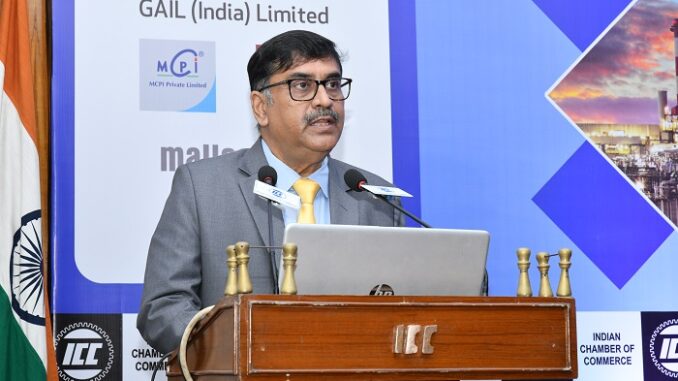 Mr. Biman Banerjee, Senior Manager, Branded Sales, Mallcom India Ltd. adressing at India Oil & Gas Summit 2021