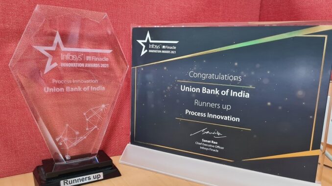 Union Bank of India Wins the Infosys Finacle Innovation Award 2021