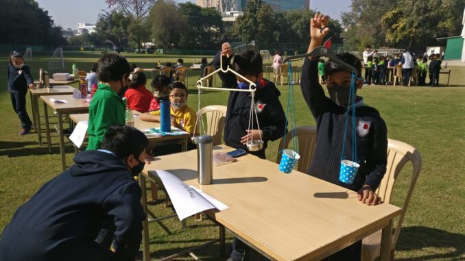 Mini Science Exhibition on the oncassion of National Science Day at Ridge Valley School, Gurugram (2)