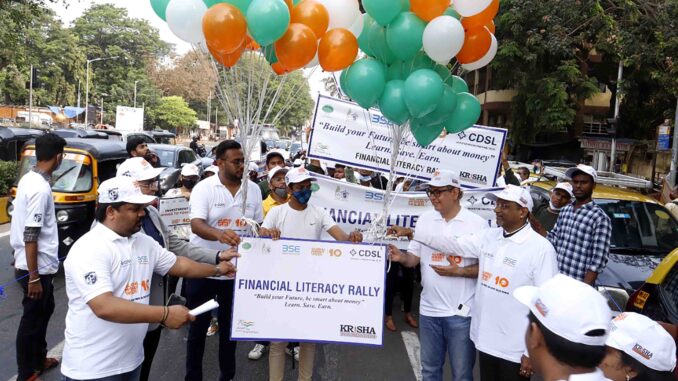 Krisha Foundation Organizes Financial Literacy Rally in Association with Smt M M K College Bandra 2