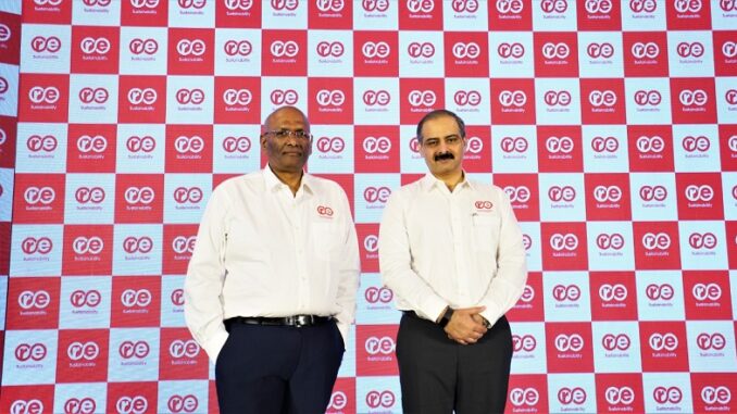 Re Sustainability_Management_L-R_MD&CEO and JMD unveils new logo of the Company