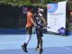 Praneeth Venugopal and Suraj Bikkannavar celebrating after winning the Men's Double Title at the Gadre Gaspar Dias 2022