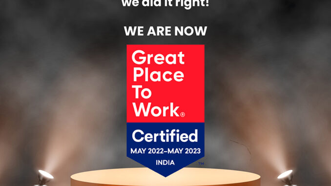 Great place to work Great place to work