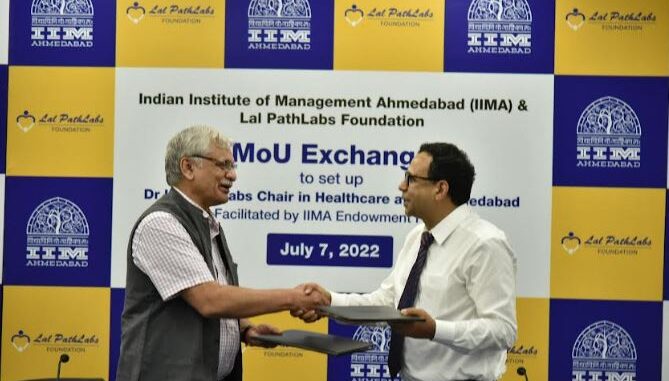 IIMA and Lal Pathlabs Foundation collaborate