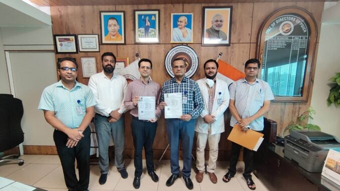 MoU signed by Prof. Ajay Singh, Director on behalf of PGICH-Noida and Mr. Ishaan Khanna, Director- Reproductive Medicine and Genetics at Redcliffe Labs, on behalf of Redcliffe Lifetech, Noida