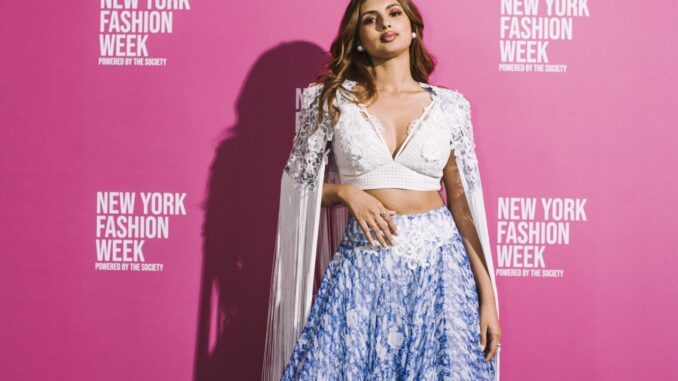 In a first for India, NOFILTR.Group talent Aashna Hegde debuted at New York Fashion Week