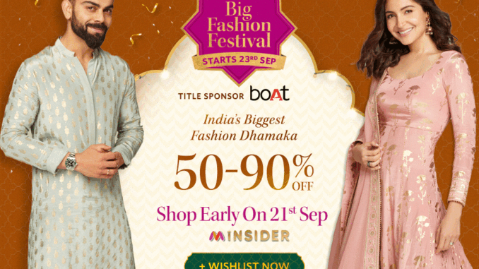 Myntra Big Fashion Festival kick starts on September 23; Geared to handle 13k orders per minute at peak