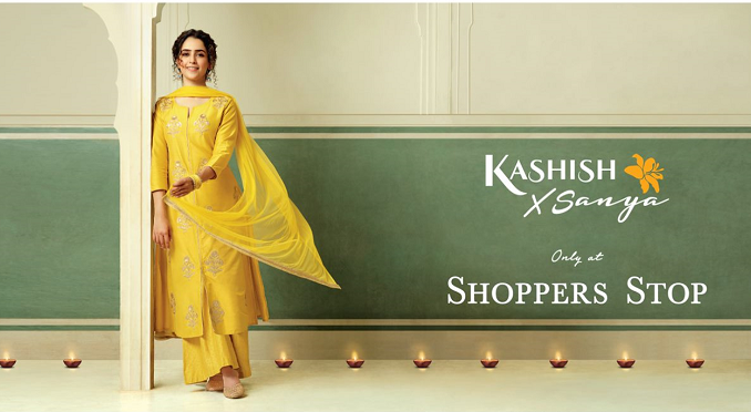 Shoppers Stop‘s private brand ‘Kashish’ takes the celebrations to the next level with Sanya Malhotra