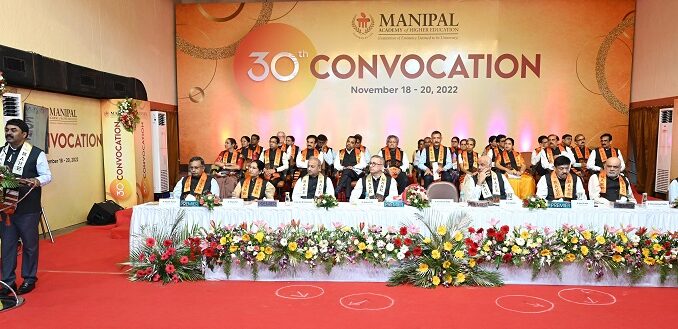 Dr G Satheesh Reddy, Scientific Adviser to Raksha Mantri addresses the gathering on abilities to develop the nation to achieve global harmony