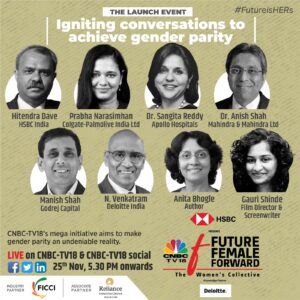 CNBC-TV18 launches ‘Future. Female. Forward - The Women’s Collective’, an integrated campaign focused on making gender parity a reality