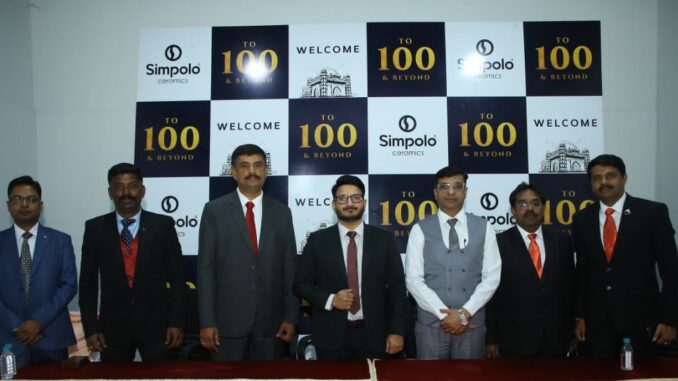 Simpolo the Fastest Growing Premium Brand in the Indian Ceramic Industry opened its 100th Showroom.