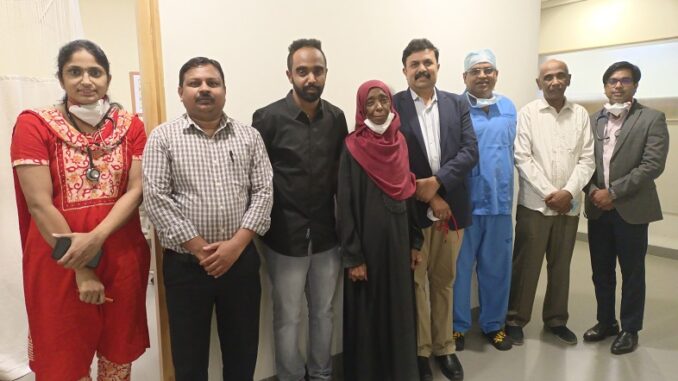 Aster CMI doctors successfully transplant son’s kidney on his ailing 63-year-old mother from Sudan