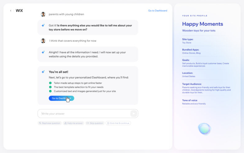 Wix Releases a Conversational AI Chat Experience to Provide Tailored Business Solutions Based on Users' Needs