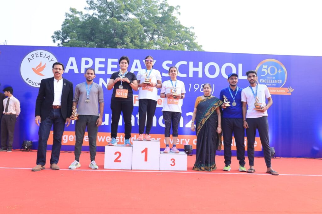 Apeejay School Noida organises a mega marathon titled Runathon 2023 