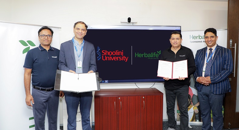Herbalife Shoolini University MoU Signing
