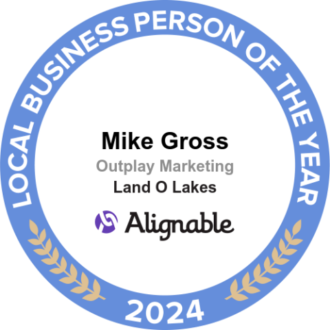 Mike Gross of Outplay Marketing Honored as Land O Lakes’ 2024 Local Business Person of the Year