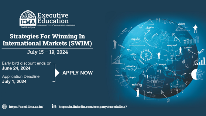 The Indian Institute of Management Ahmedabad (IIM-A) is set to host an in-person executive education programme titled ‘Strategies for Winning in International