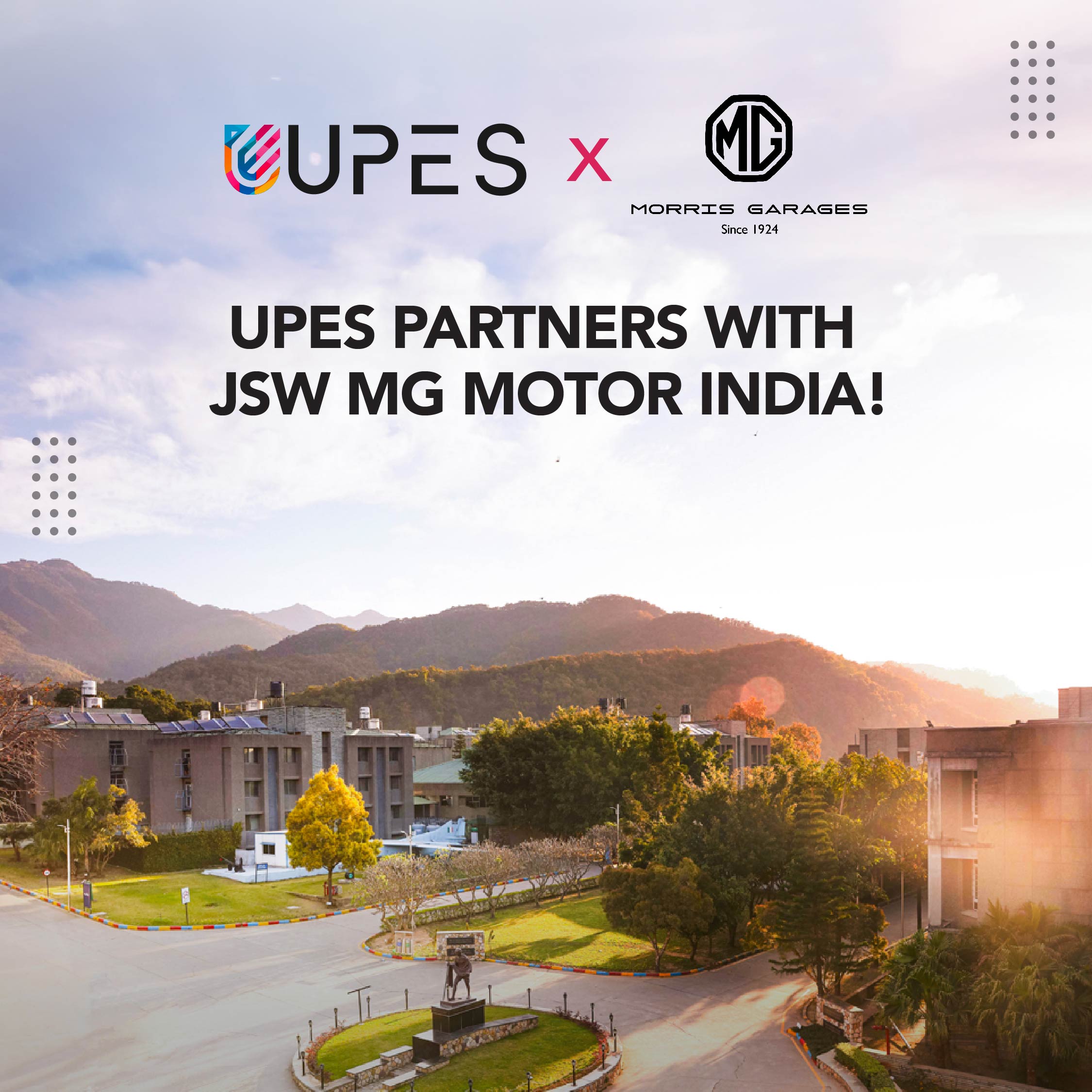 UPES and JSW MG Motor India collaborate to empower future engineers