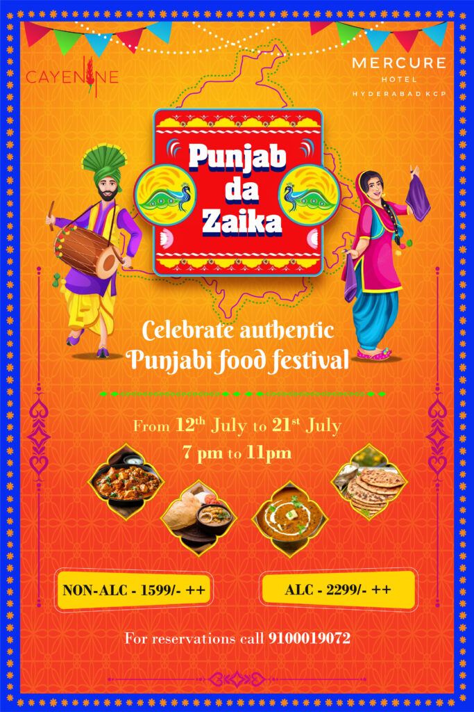 Punjabi Food Festival Mercure Hotel Hyderabad KCP