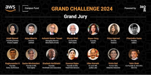 AWS and Campus Fund Announce Fifth Edition of Grand Challenge To Recognize India's Best Student-Led Startup