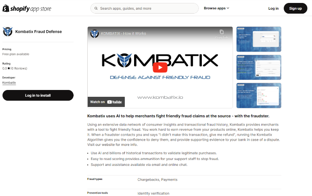 Kombatix Launches Shopify App to Protect Merchants from Friendly Fraud and Refund Abuse