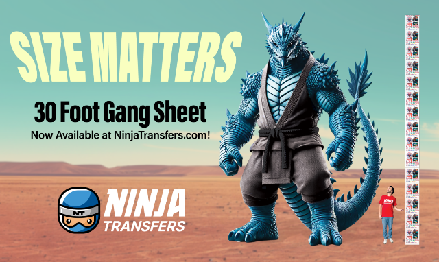 Ninja Transfers Launches 30 Foot Gang Sheet & Confirms That Size Matters