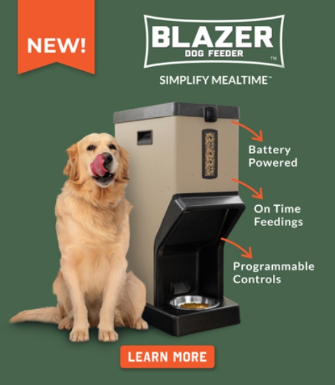 PRADCO Outdoor Brands Unveils the Blazer Dog Feeder - a New Era in Automated Canine Care