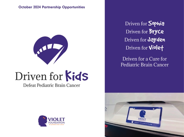 Seeking Dealerships to Help Fund the Fight Against Pediatric Brain Cancer