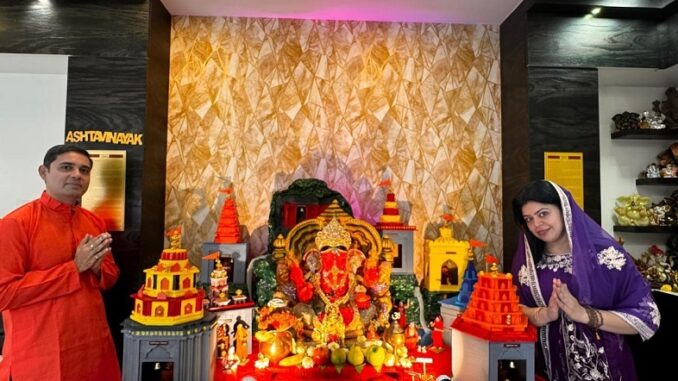 Embark on a journey through divine beauty with Mr. Krunal Mehta's family's collection of 200 exquisite Ganesha idols