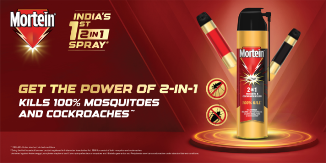 Mortein Provides Protection Against Both Mosquitoes and Cockroaches With India’s First 2-in-1 Spray