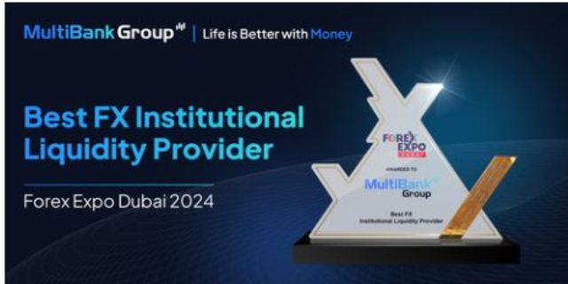 MultiBank Group Awarded Best FX Institutional Liquidity Provider at Forex Expo Dubai 2024