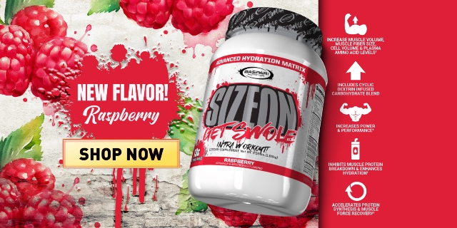 Gaspari Nutrition Expands Legendary Sizeon Line with New Raspberry Formula