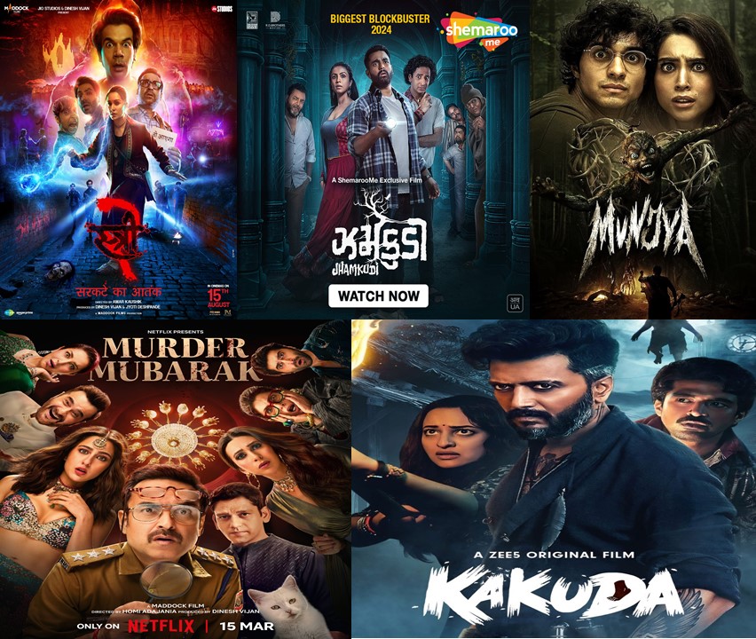 Halloween Picks: Stree 2, Jhamkudi, and Munjya Promise Chills and Laughs!