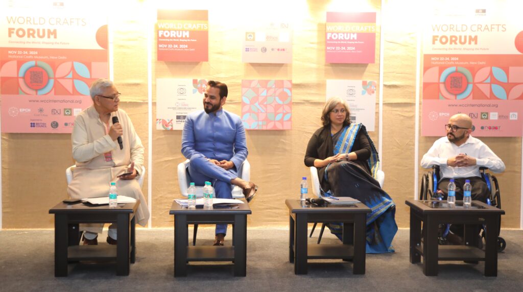 Craft Fund Vision by Sanjay Nigam Prompts Thought-Provoking Dialogue at World Crafts Forum

