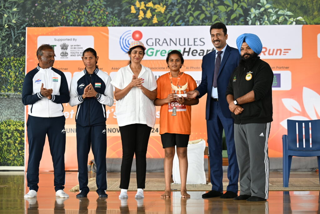 Over 40,000 Join the Granules Green Heartfulness Run, Pledging 10,000 Plants for a Greener Tomorrow