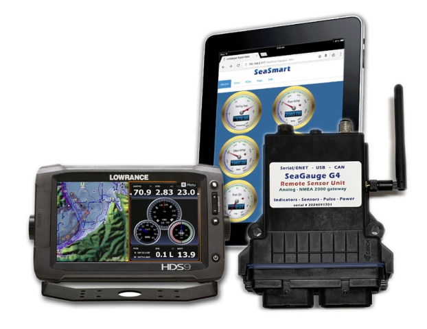 Vessel Sensor Interface Module Integrates with Browser Devices and Local WiFi to Provide Cloud Storage and Analytics Services